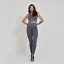 Conjunto Fitness sem Costura Nadador Marinho CO425