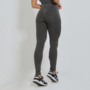 Conjunto Fitness sem Costura Nadador Cinza CO427