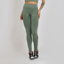 Conjunto Fitness sem Costura Nadador Verde CO426