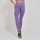 Conjunto Fitness sem Costura Nadador Roxo CO429