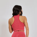 Conjunto Fitness sem Costura Nadador Vermelho CO428