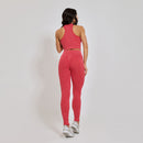 Conjunto Fitness sem Costura Nadador Vermelho CO428