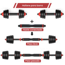 Kit Barras Anilhas 12kg Musculação Treino Funcional 15 Peças