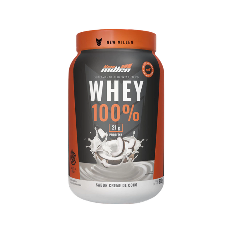 NEW MILLEN WHEY CONCENTRADO 100% POTE 900G