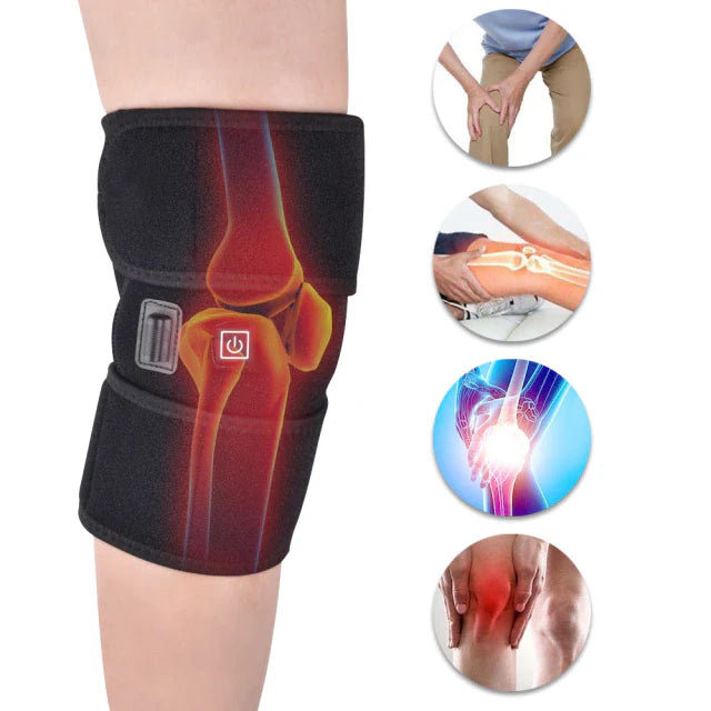 KneeTherapy Pro - Faixa de Joelho Terapêutica com Luz Infravermelha
